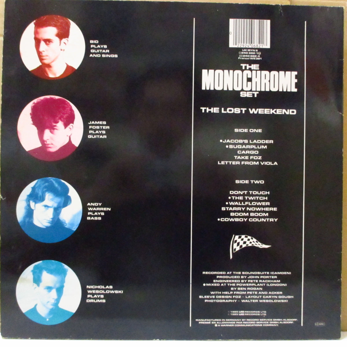MONOCHROME SET,THE (ザ・モノクローム・セット) - The Lost Weekend (EU オリジナル LP) '85年4thアルバム