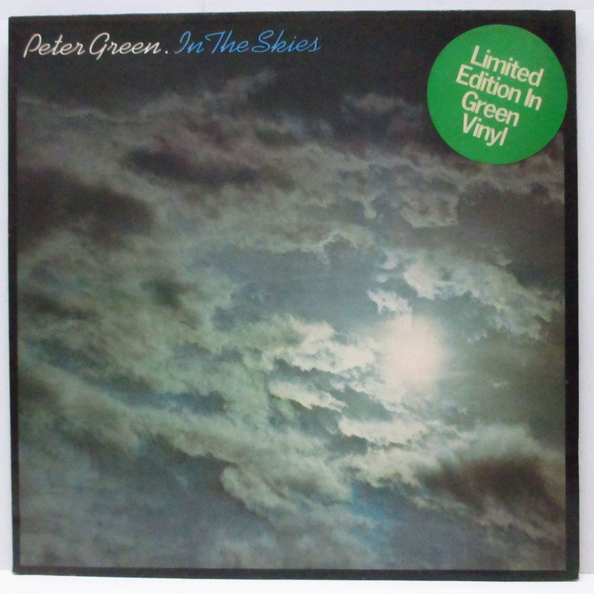 PETER GREEN (ピーター・グリーン) - In The Skies (UK 初回限定「グリーンヴァイナル」LP/ステッカー付見開ジャケ) '79年ソロ2ndアルバム!