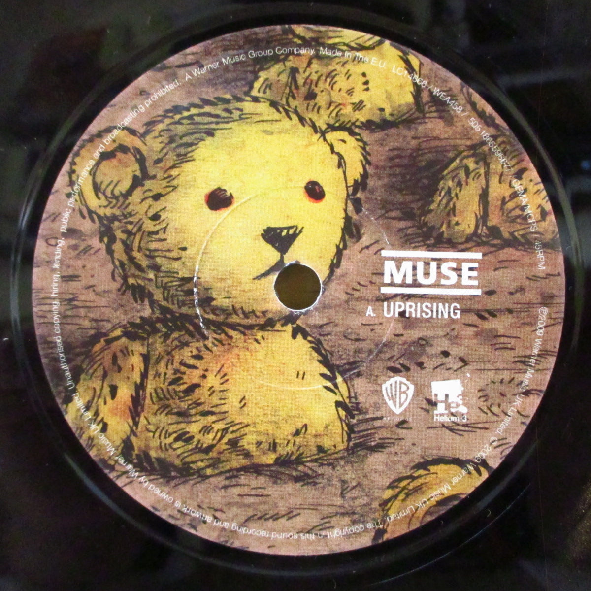 MUSE (ミューズ) - Uprising (UK-EU '09 オリジナル 7インチ+光沢固紙ジャケ)