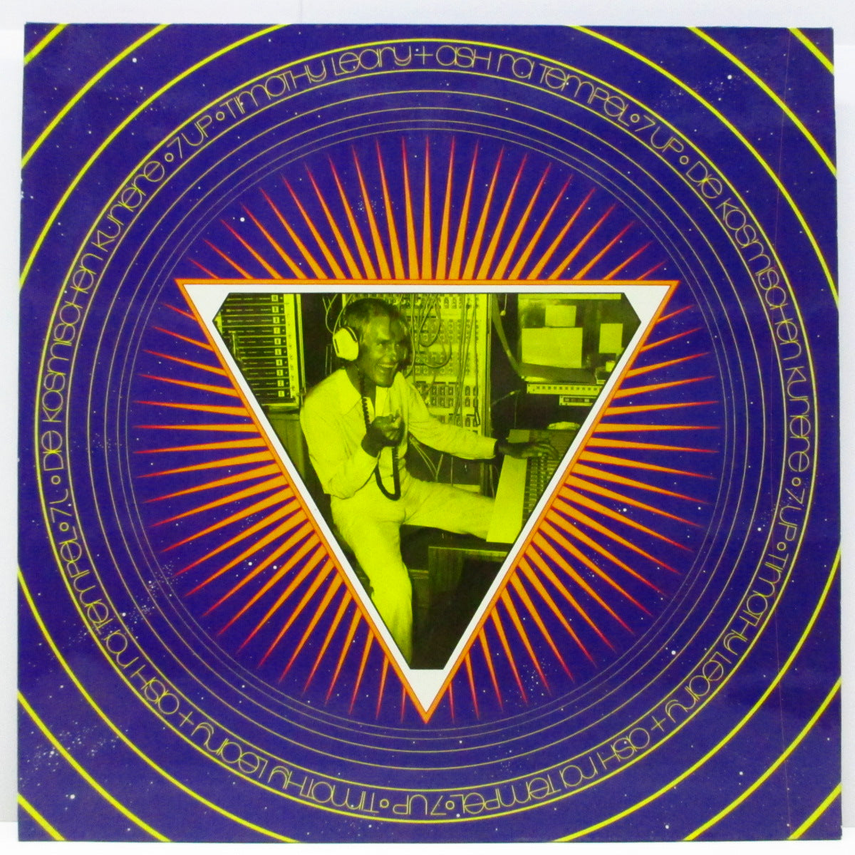 TIMOTHY LEARY & Ash Ra Tempel (ティモシー・リアリー & アシュ・ラ・テンペル) - Seven Up (German '82「PDU社」再発 LP /表面コーティングジャケ)
