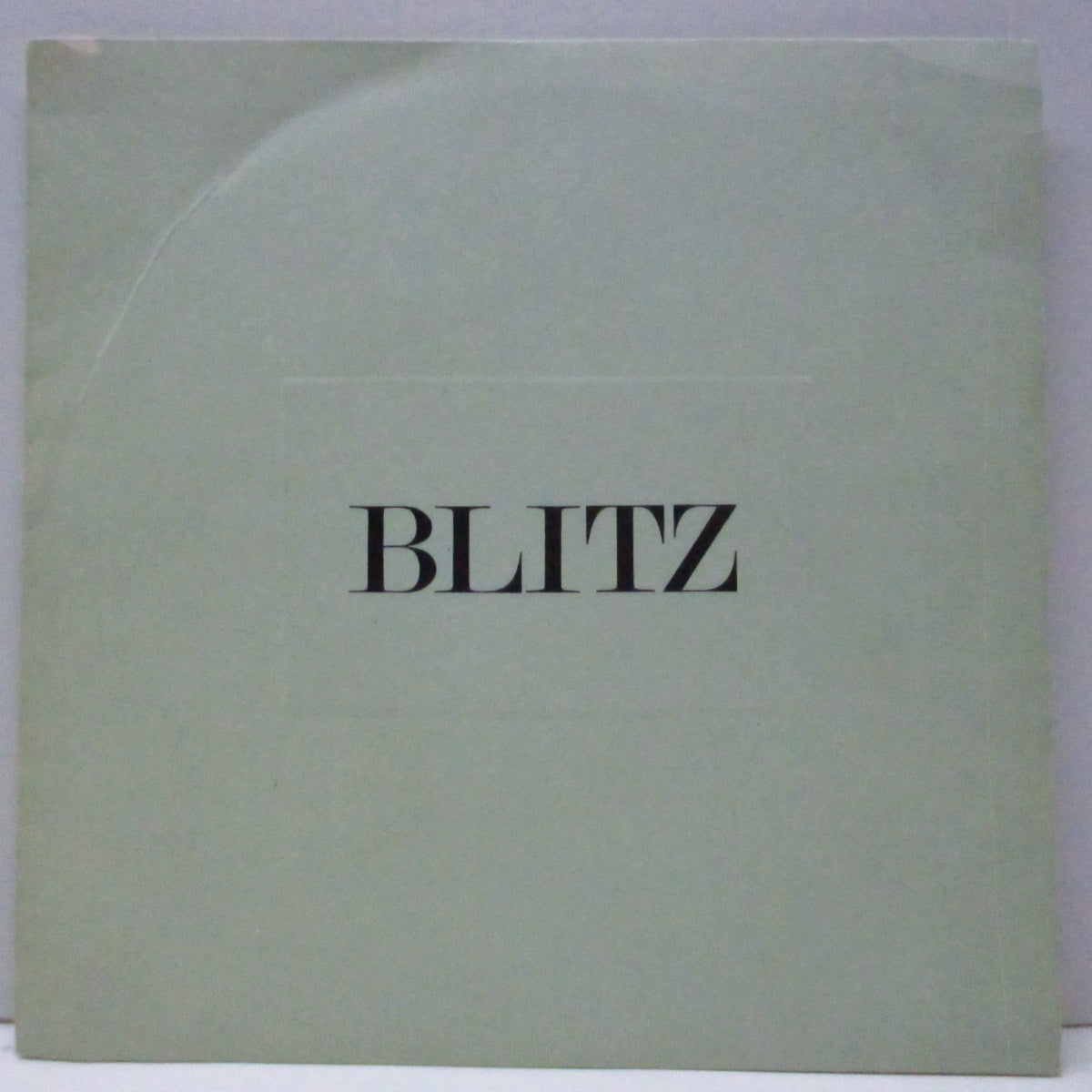 BLITZ (ブリッツ) - New Age / Fatique (UK オリジナル 7"/エンボス加工マット固紙ジャケ) パンク時代最後のシングル !