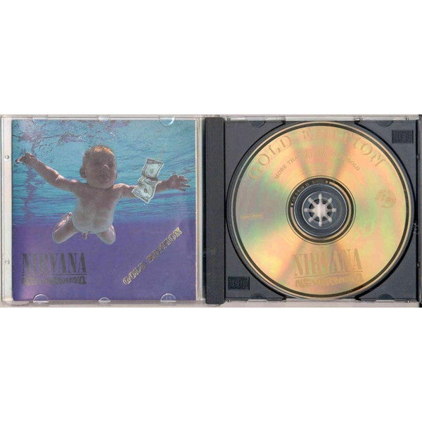 NIRVANA (ニルヴァーナ) - Nevermind Ltd. Tin Edition (Czech 500セット限定 ゴールドディスク CD+Tシャツ, バッジ/ナンバリング入りメタル缶)