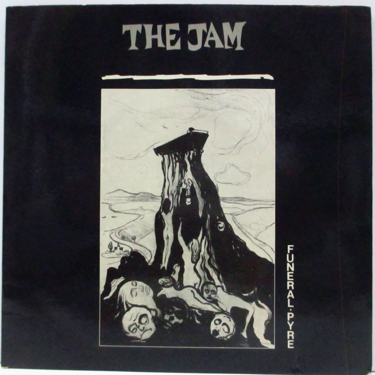 JAM, THE (ザ・ジャム) - Funeral Pyre (UK オリジナル「フラットセンター」7"/両面光沢ジャケ) フレンチプレス Ver.