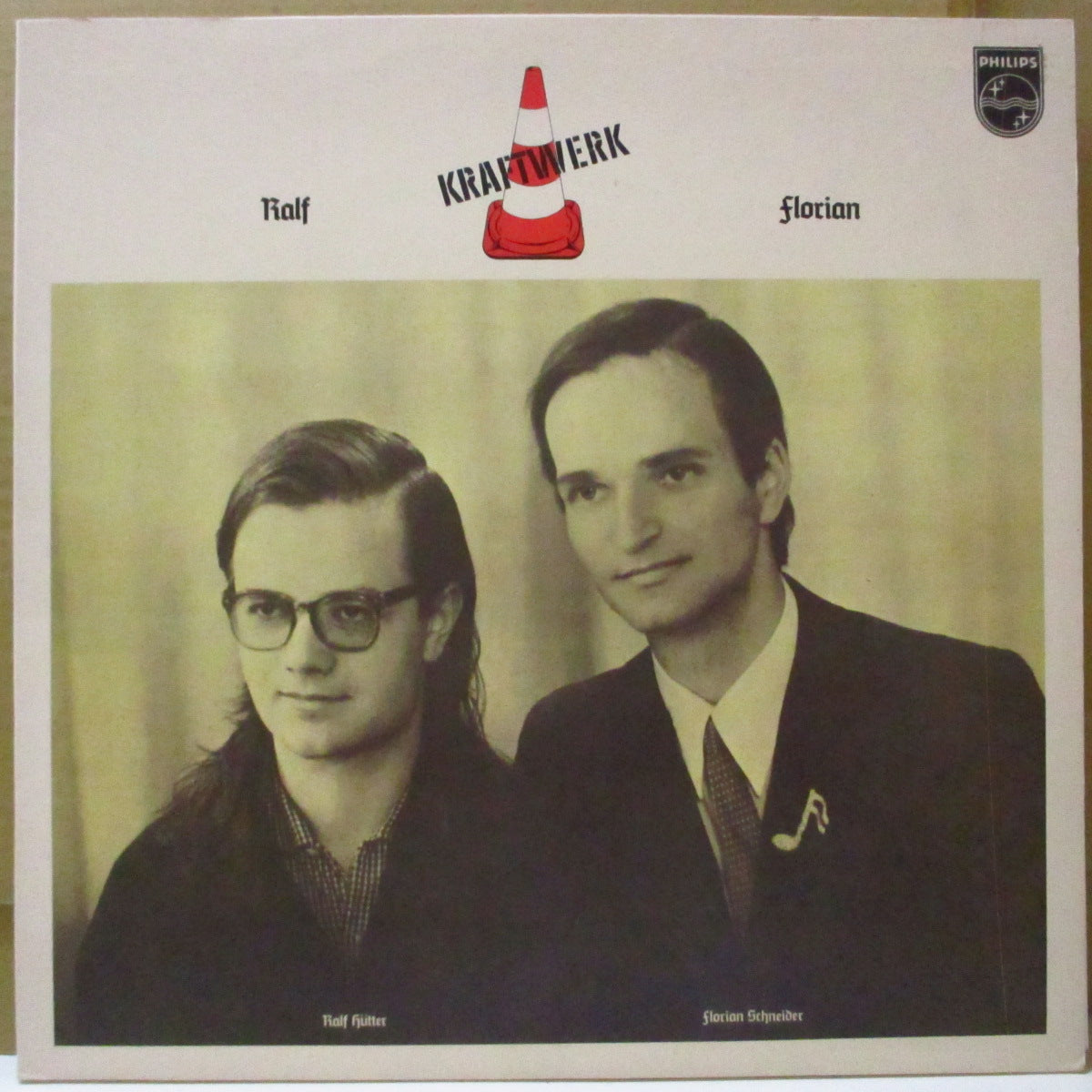 KRAFTWERK (クラフトワーク) - Ralf & Florian (German リプロ再発「全曲クレジット表記ラベ」 LP+特大ポスター/ざら紙ジャケ) '73年3rdアルバム