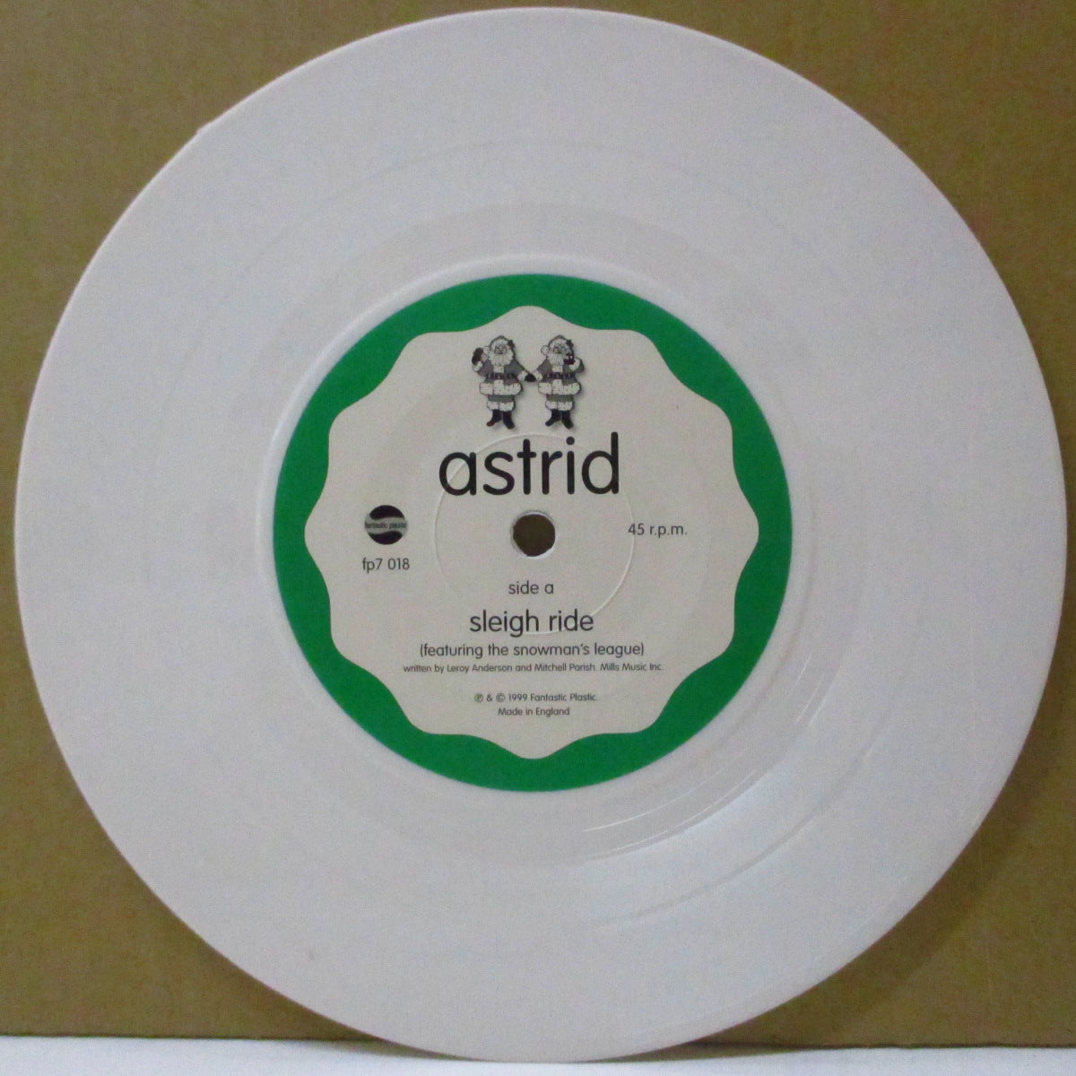 ASTRID (アストリッド) - Boy Or Girl +2 (UK '99 オリジナル「ホワイトヴァイナル」 7インチ+マット固紙ジャケ)