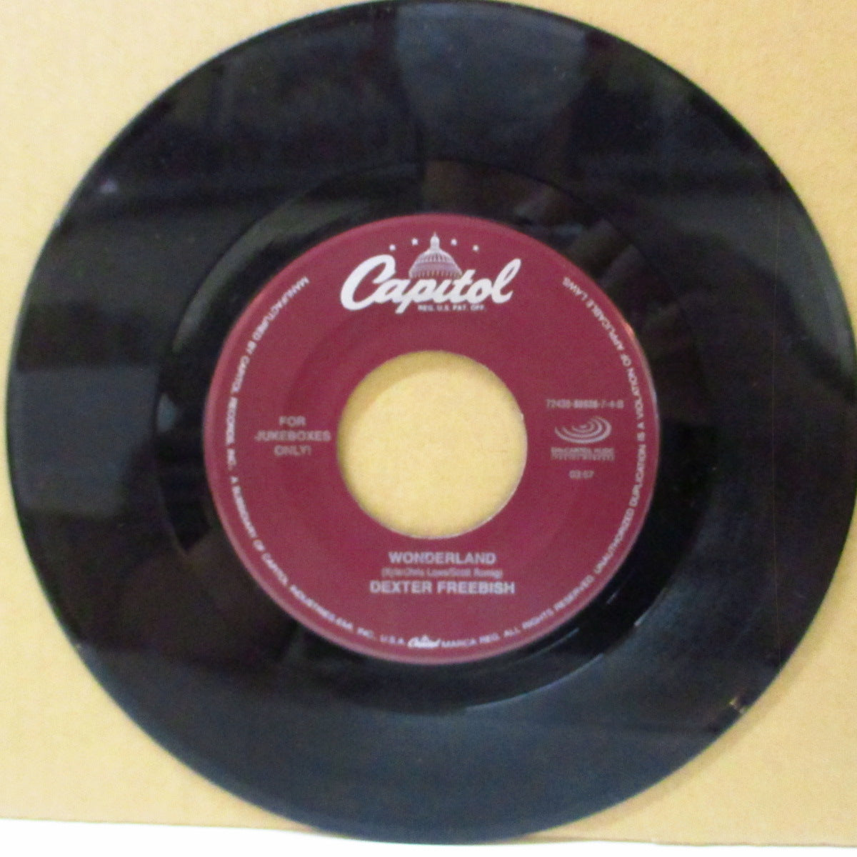 DEXTER FREEBISH (デクスター・フリービッシュ) - Leaving Town (US '00 オリジナル「ジュークボックス」 7インチ)