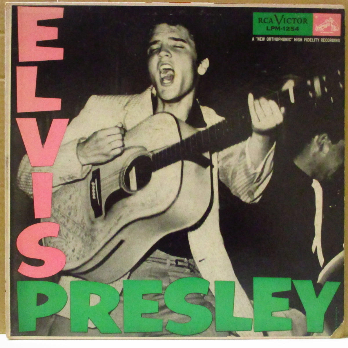 ELVIS PRESLEY (エルヴィス・プレスリー) - Elvis Presley (1st) (US '56 初回オリジナル「Long Play」ラベ・モノラル LP) 近年稀な美品!