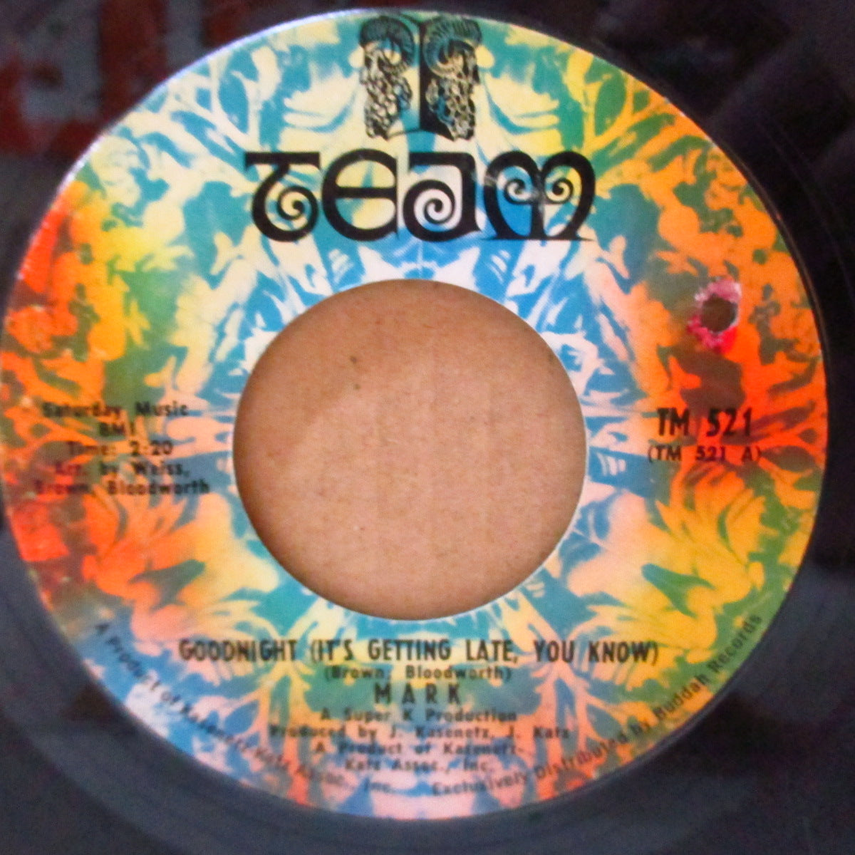 MARK (Gutkowski = 1910 Fruitgum Company) (マーク ) - Goodnight (It's Getting Late, You Know) (US '69 オリジナル 7インチ)1910 Fruitgum Companyのマーク・ガトコウスキーのソロ・哀愁美メロ・バブルガム