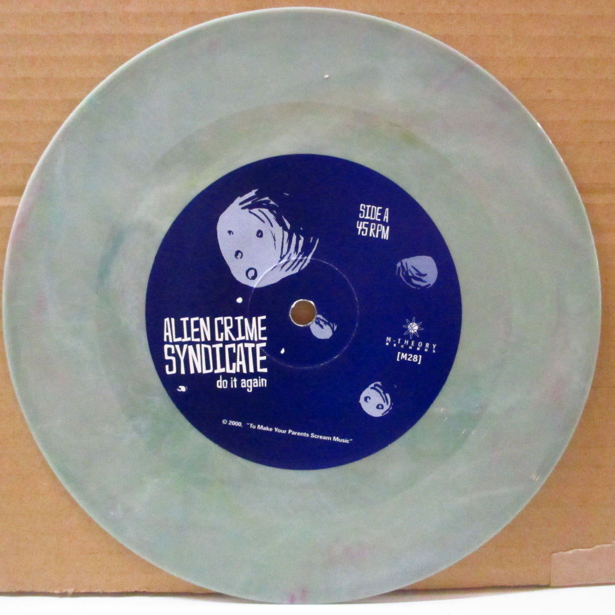 ALIEN CRIME SYNDICATE / ORANGER (エイリアン・クライム・シンジケート / オレンジャー) - Split (US 限定グリーンマーブルヴァイナル 7インチ+光沢固紙ジャケ)