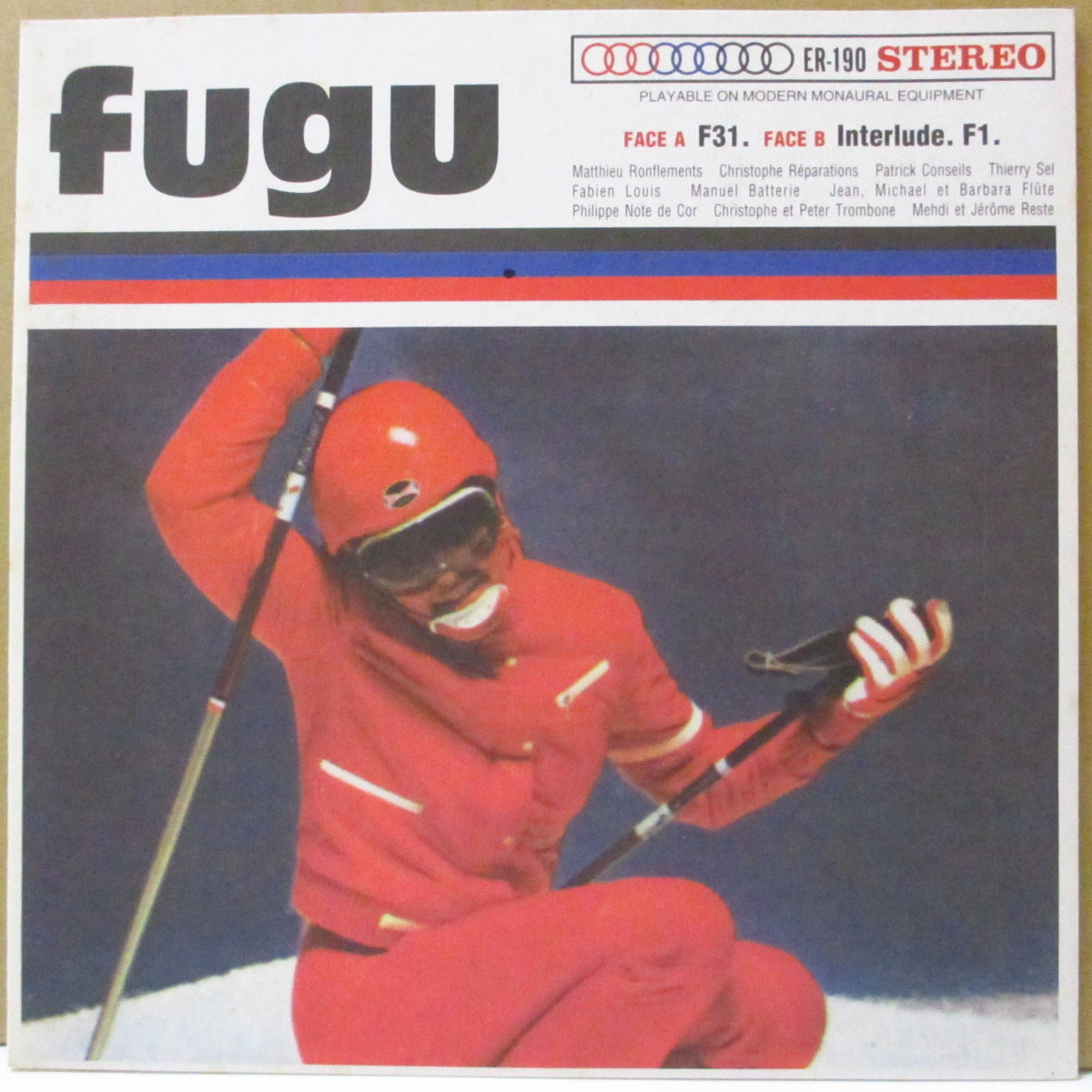 FUGU (フギュ) - F31 +2 (Spain '98 オリジナル3曲入り「ホワイトヴァイナル」 7インチ+ざら紙ジャケ)