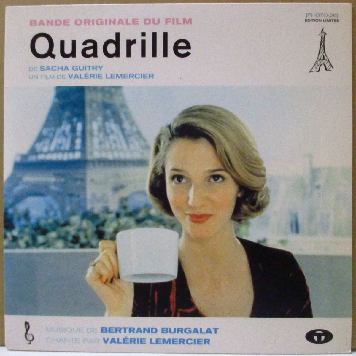O.S.T. ('97年フランス産コメディ映画サントラ) - Bande Originale Du Film Quadrille (Japan '98 限定4曲入り 7インチ+光沢固紙ジャケ)