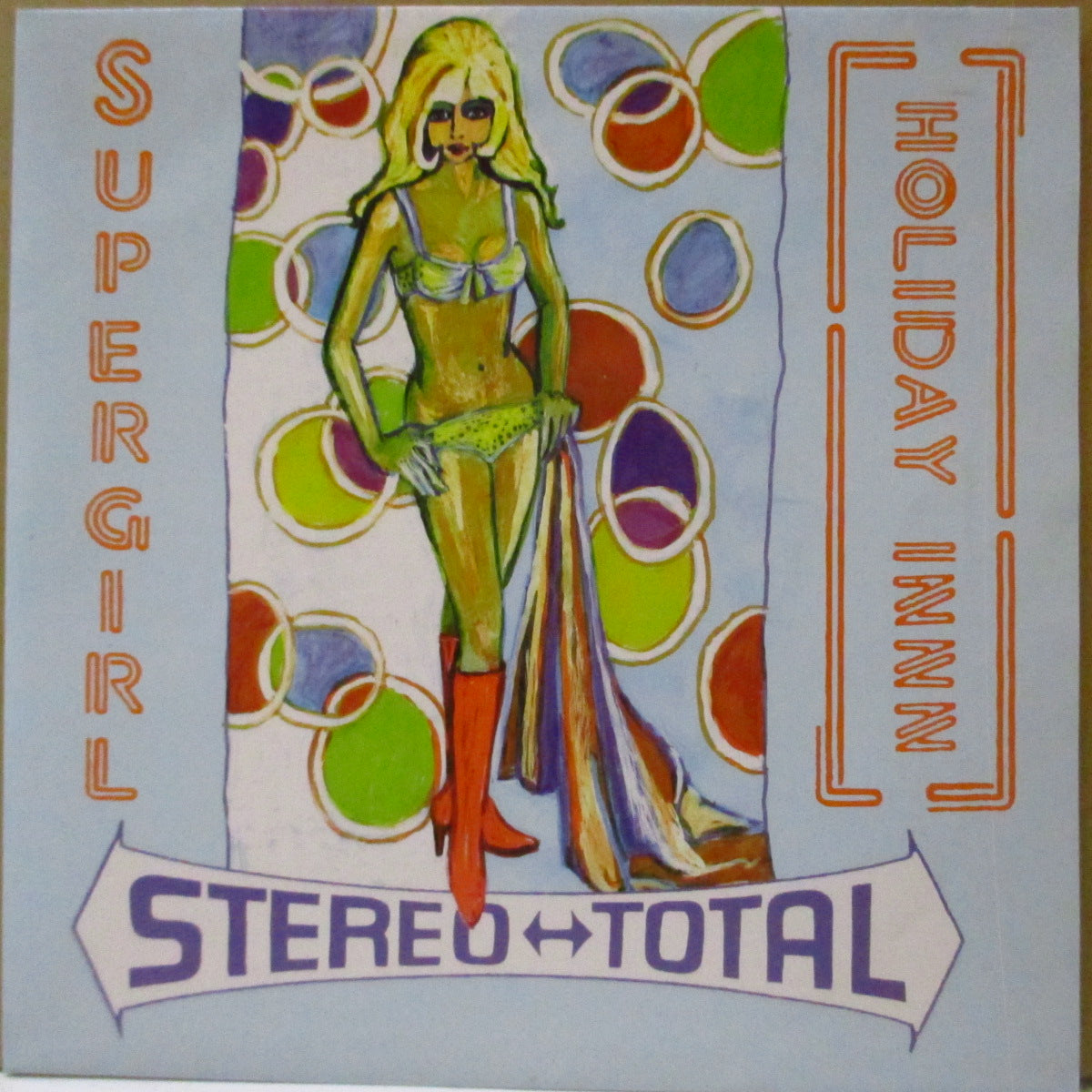 STEREO TOTAL (ステレオ・トータル) - Supergirl (German '97 オリジナル 7インチ+光沢ソフト紙ジャケ)
