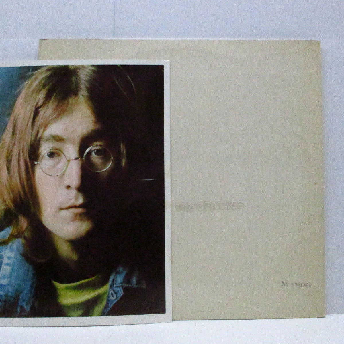 BEATLES (ビートルズ) - The Beatles (White Album) (UK オリジナル「濃ラベ」モノラル 2xLP+黒インナー、4xカラープリント、ポスター/ナンバリング入り上開エンボス両面コーティング見開ジャケ=完品)