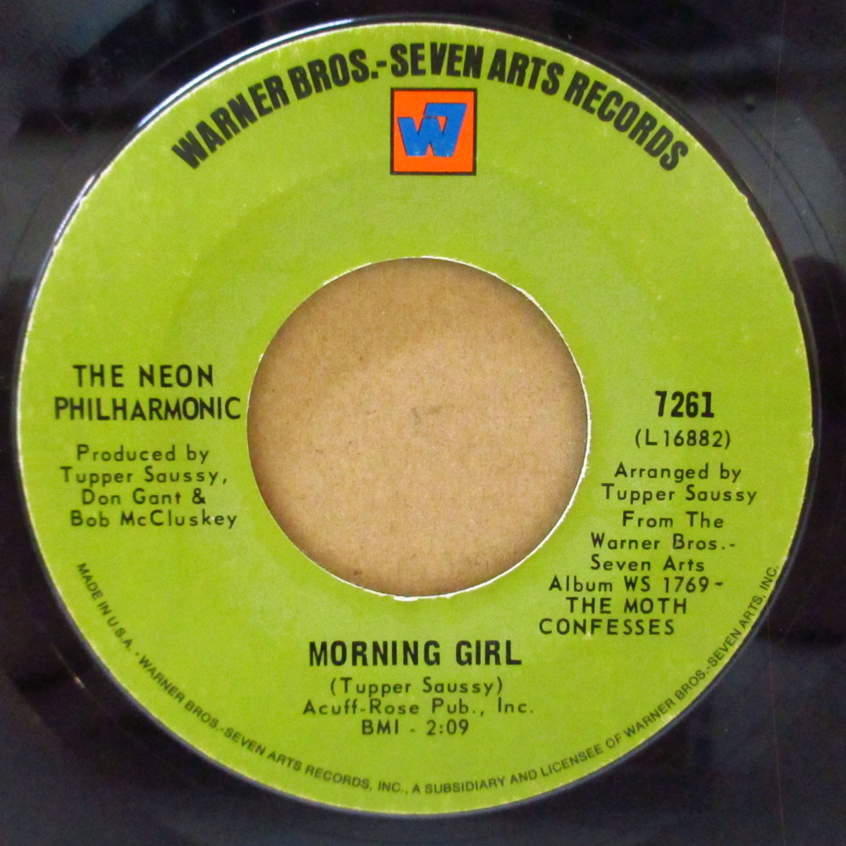 NEON PHILHARMONIC, THE (ザ・ネオン・フィルハーモニック) - Morning Girl (US '69 オリジナル 7インチ)哀愁美メロ・バロック・サンシャイン・ポップ隠れ名曲