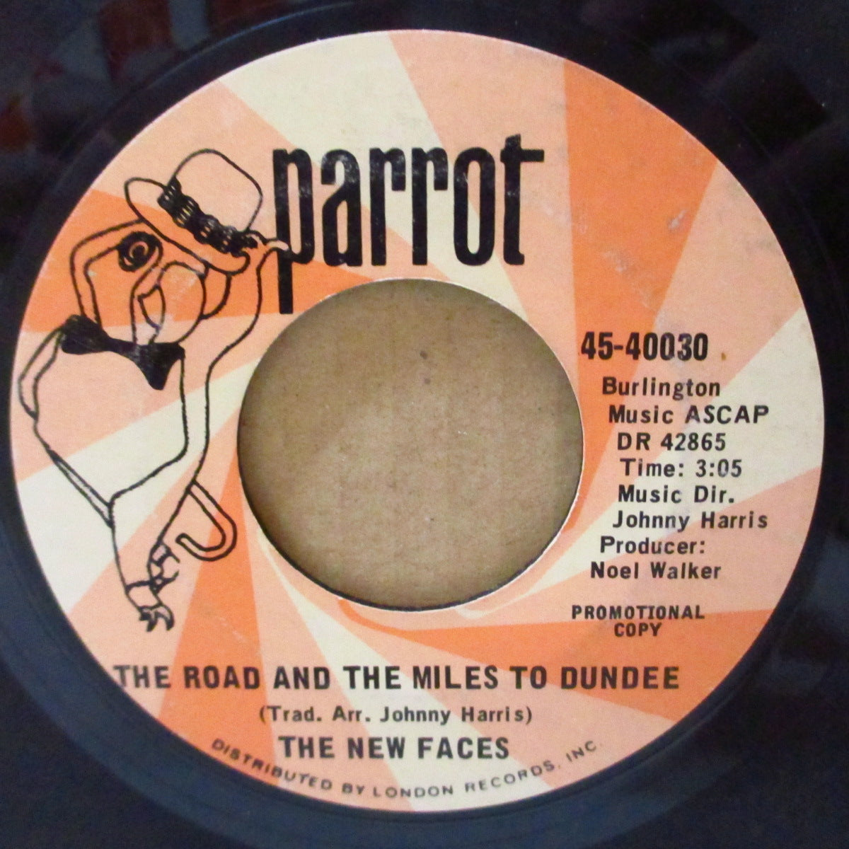 NEW FACES, THE (ザ・ニュー・フェイセズ) - If You Love Me (US '68 プロモ・クレジット・ラベ 7インチ)サンシャインポップ、ソフト・サイケ調ノーザン・ポップ!