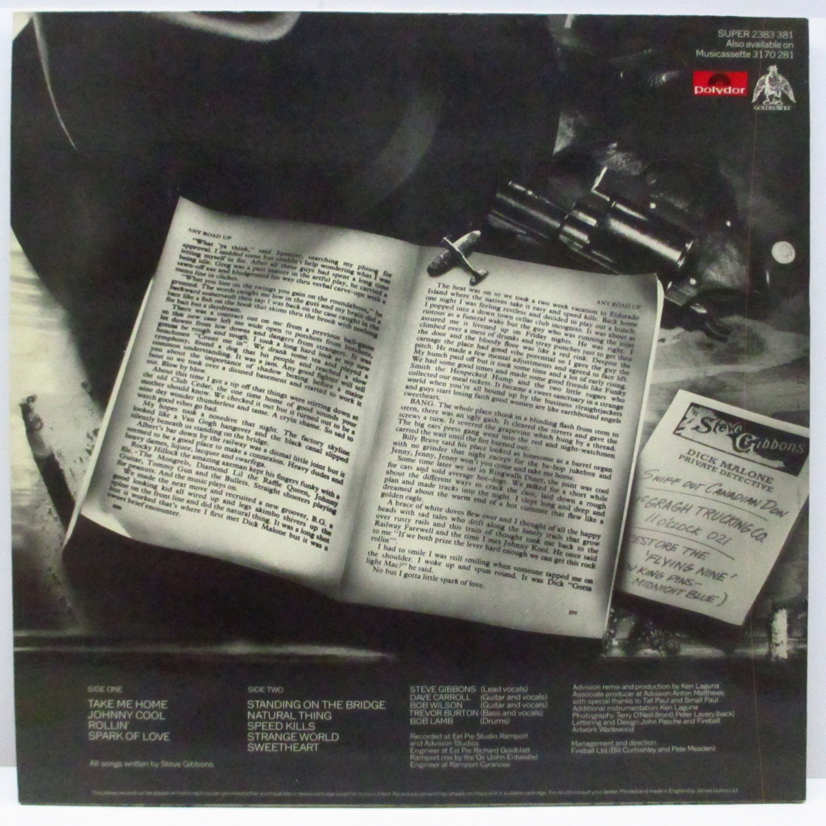 STEVE GIBBONS BAND (スティーヴ・ギボンズ・バンド) - Any Road Up (UK オリジナル LP+インサート/光沢ジャケ) '76年セカンド!