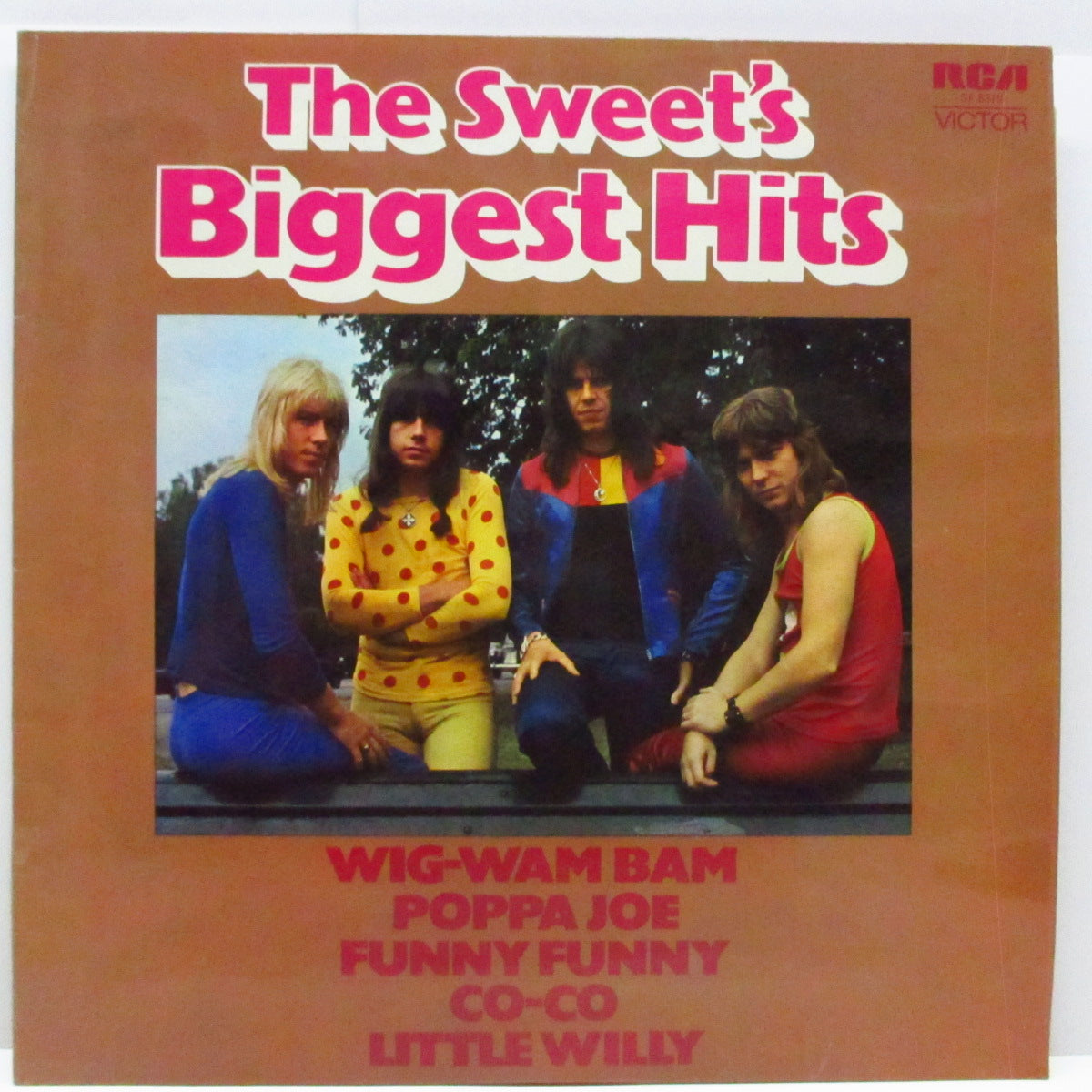 SWEET (スウィート) - The Sweet's Biggest Hits (UK オリジナル LP/表面コーティングジャケ)