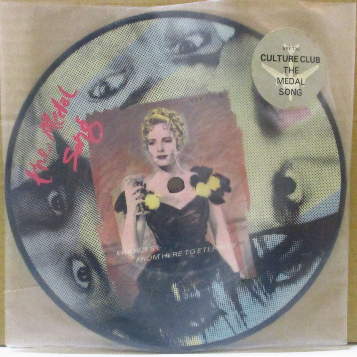 CULTURE CLUB (カルチャー・クラブ) - The Medal Song (UK 限定ピクチャー 7インチ+レアステッカー付きPVC)