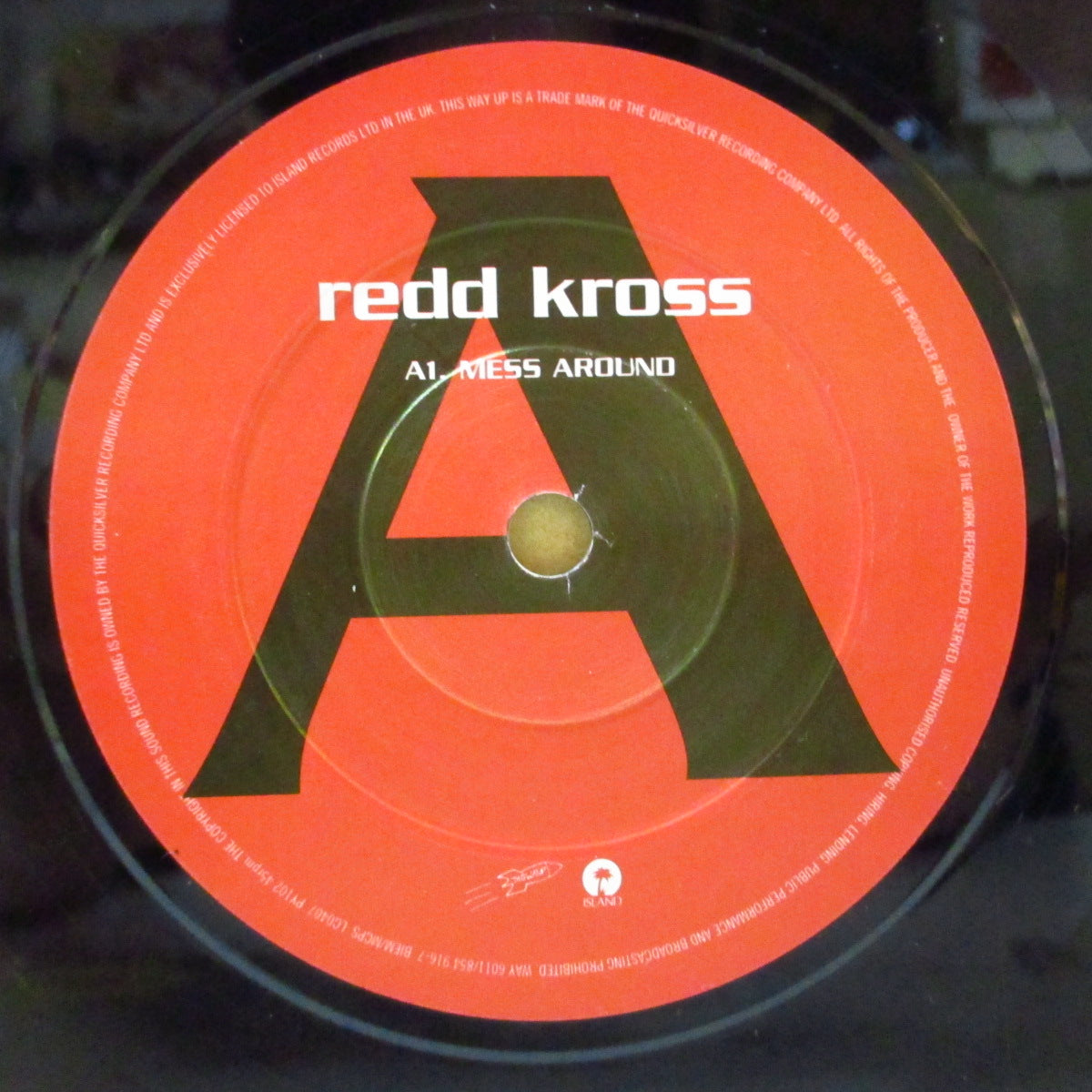 REDD KROSS (レッド・クロス) - Mess Around (UK オリジナル 7インチ+光沢固紙ジャケ)