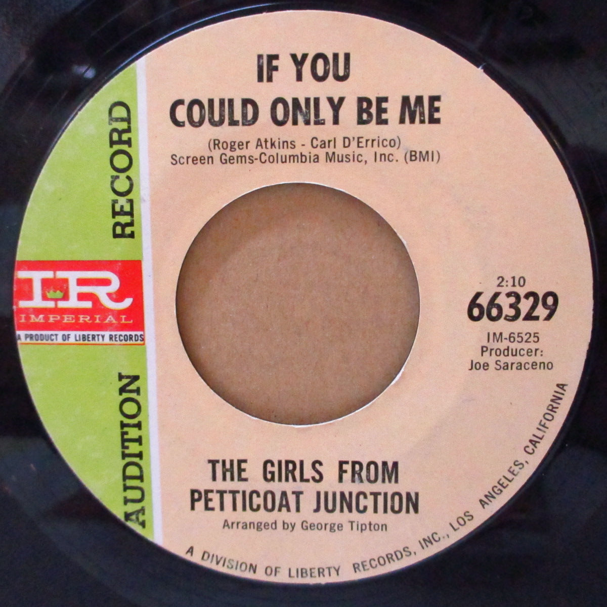 GIRLS FROM PETTICOAT JUNCTION, THE (ザ・ガールズ・フロム・ペチコート・ジャンクション) - I'm So Glad That You Found Me (US '68 プロモ 7インチ)極上美メロ脱力キュート・サンシャインポップ!