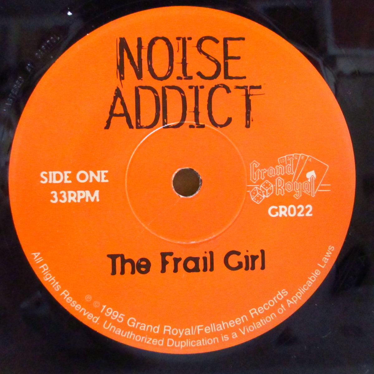 NOISE ADDICT (ノイズ・アディクト) - The Frail Girl +2 (Canada オリジナル 7インチ+光沢ソフト紙ジャケ)