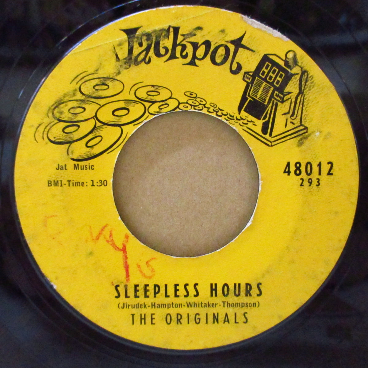 ORIGINALS, THE (ザ・オリジナルス) - Sleepless Hours / Anna (US オリジナル 7インチ)ラスヴェガス・グラインド #3 収録!