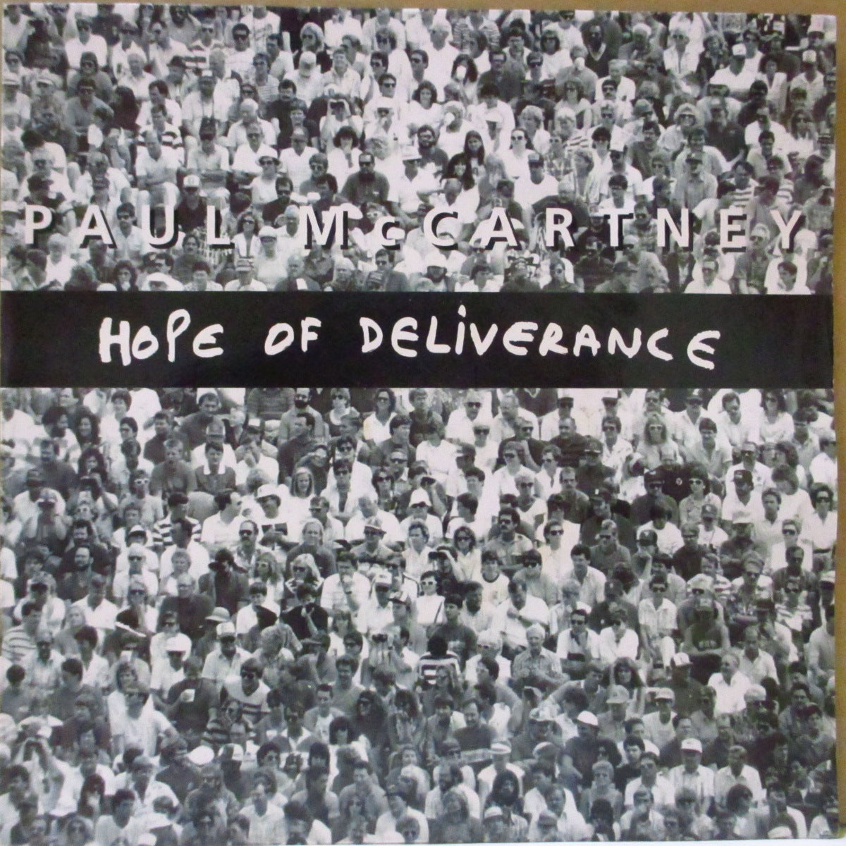 PAUL McCARTNEY (ポール・マッカートニー) - Hope Of Deliverance (UK '92 オリジナル「銀プラスチックラベ・フラットセンター」7インチ+光沢固紙ジャケ)