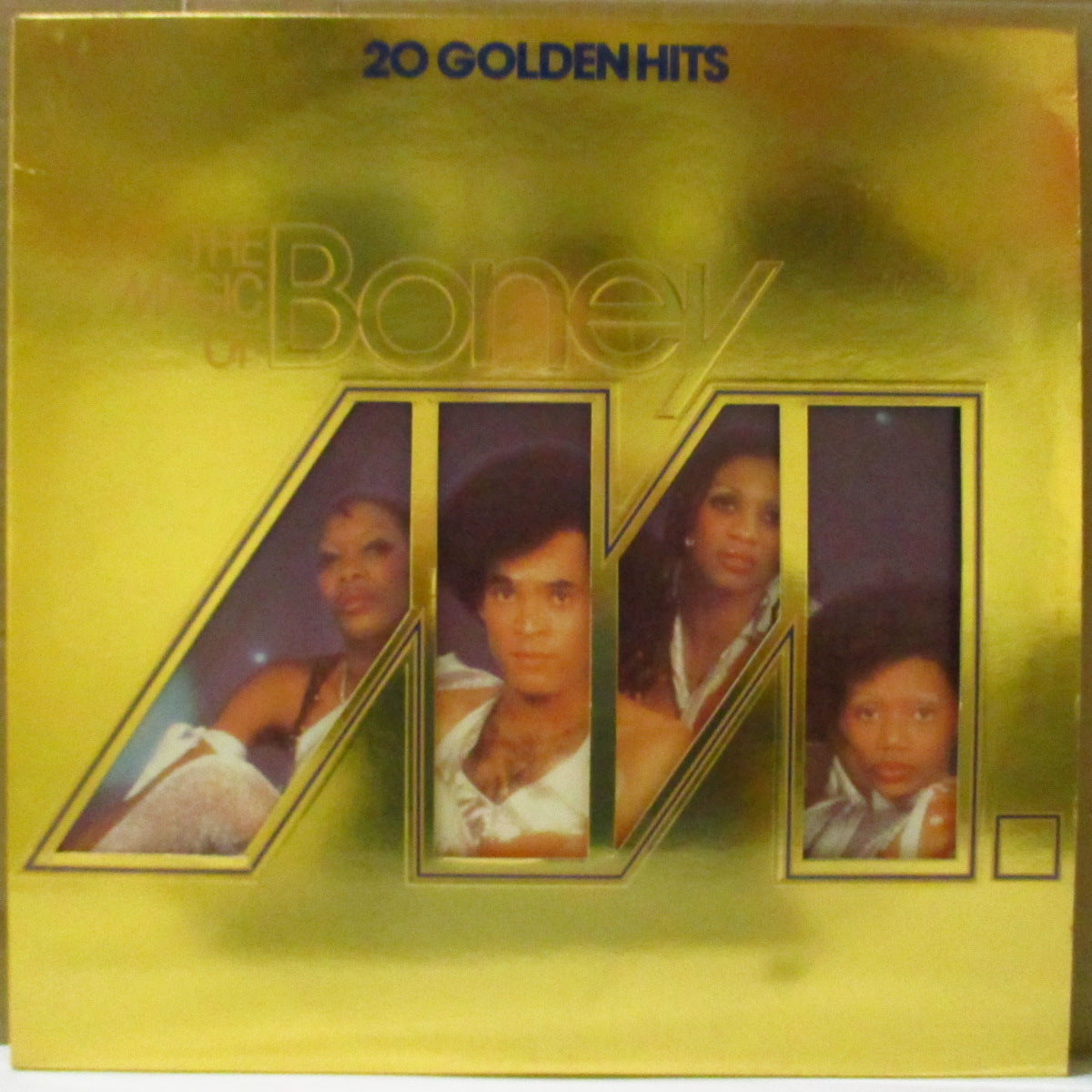 BONEY M. (ボニー・エム) - 20 Golden HIts/The Magic Of Boney M (UK '80 オリジナル・ステレオ LP/くり抜き有りゴールド・エンボス・ジャケ)ベスト20曲!