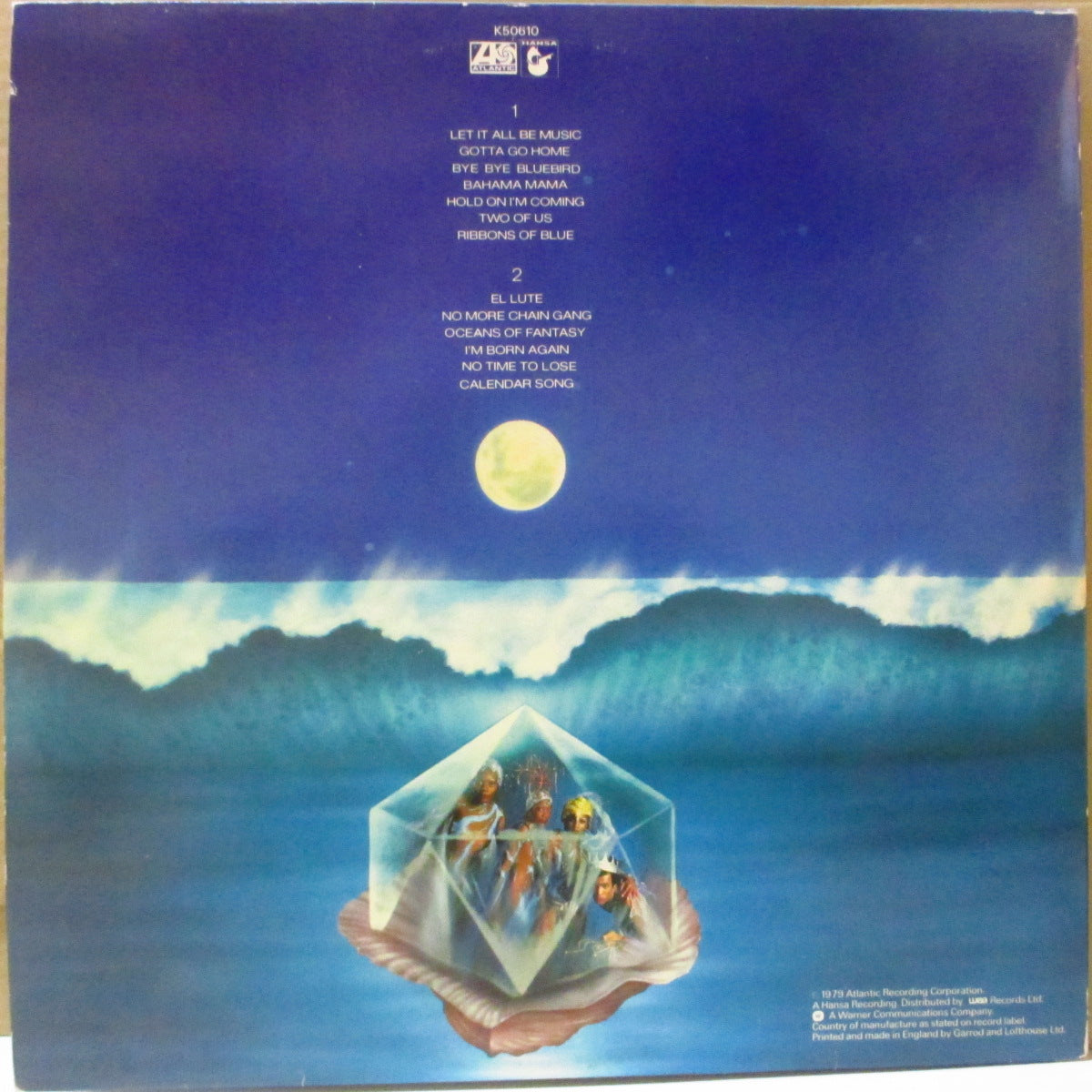 BONEY M. (ボニー・エム) - Oceans Of Fantasy (UK '79 オリジナル・ステレオ LP/見開きポスタージャケ ) ディスコ大ヒット4作目アルバム