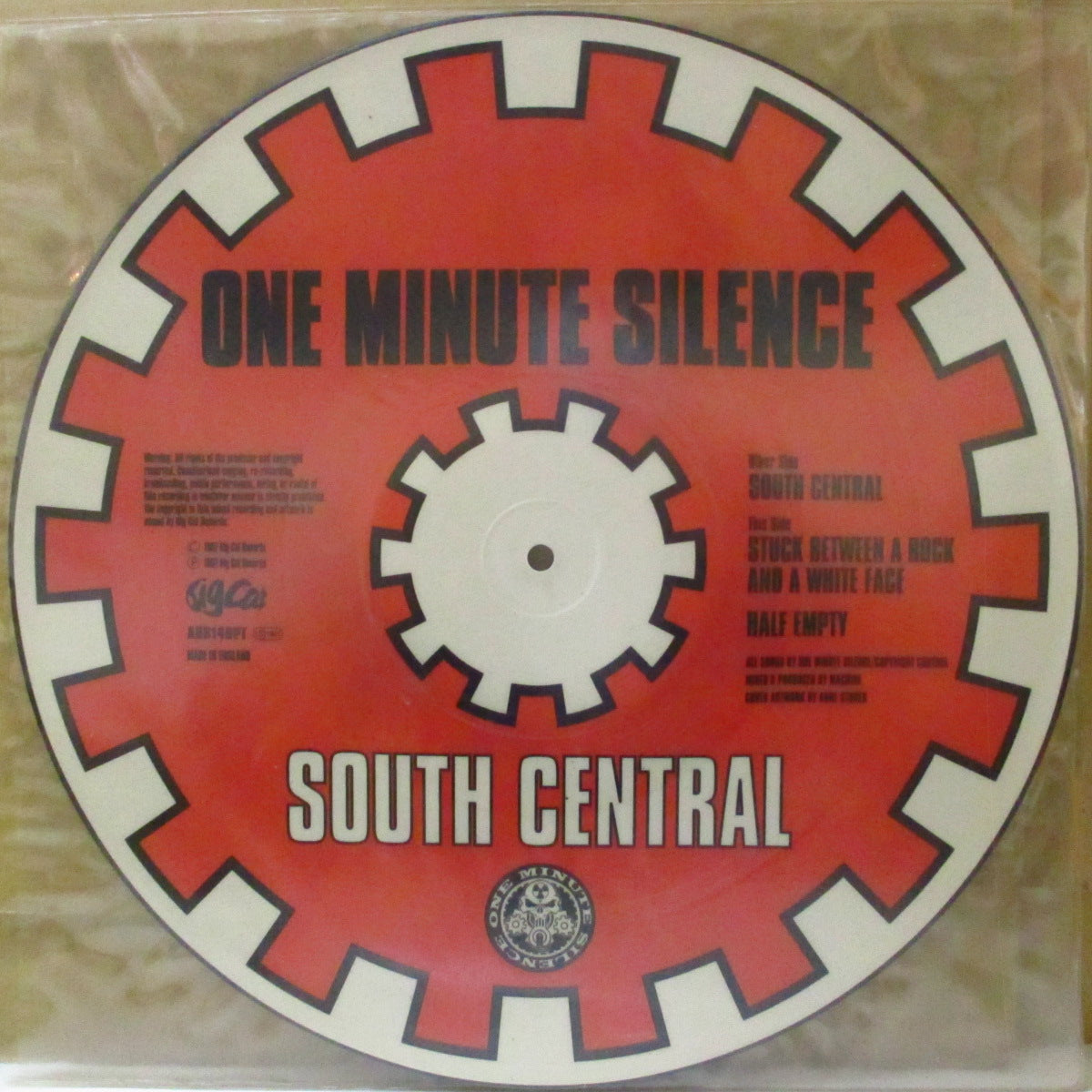 ONE MINUTE SILENCE (ワン・ミニット・サイレンス) - South Central (UK '97 限定3曲入りピクチャー 12インチ+PVC)