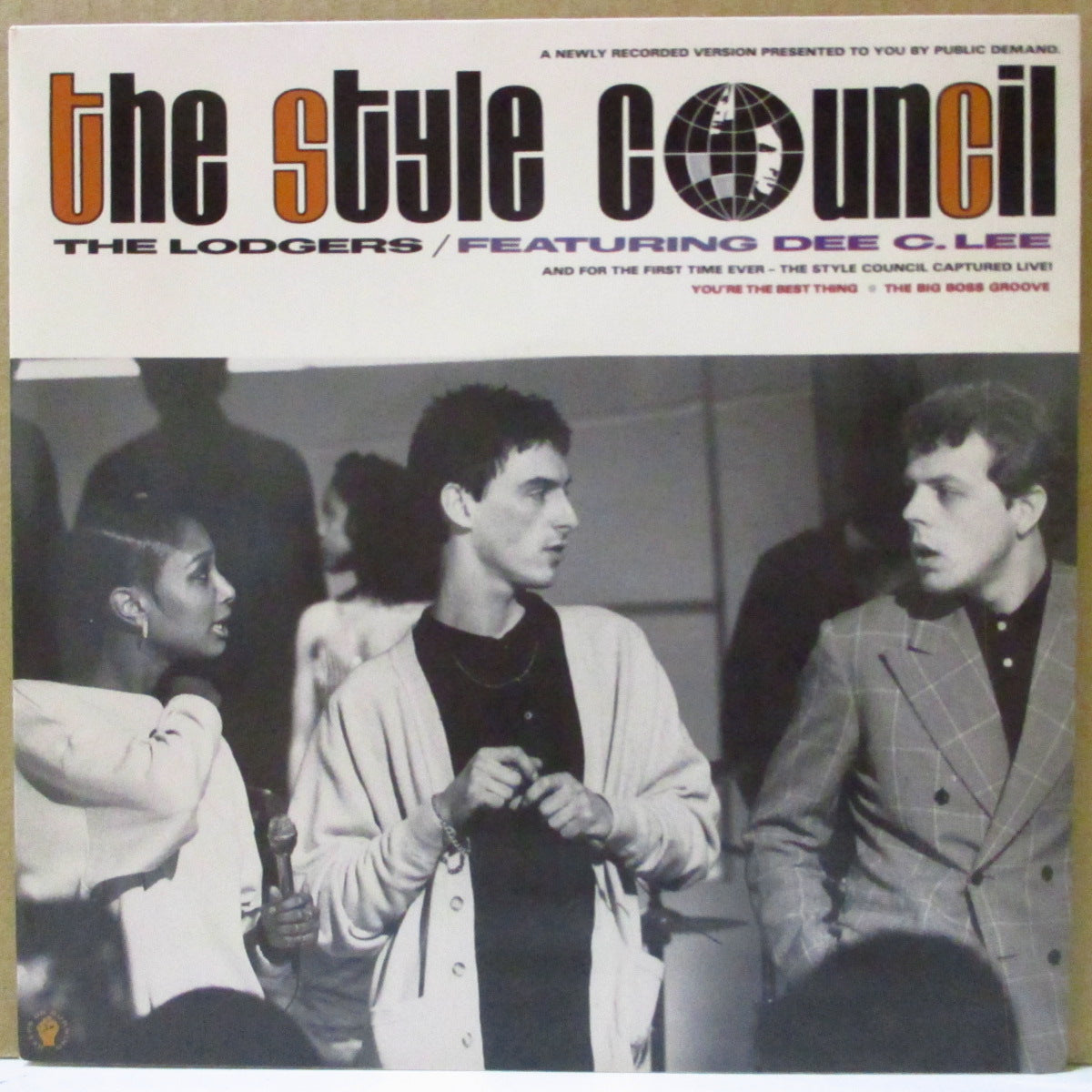 STYLE COUNCIL, THE (ザ・スタイル・カウンシル) - The Lodgers +2 (UK '85 オリジナルB面33回転3曲入り「シルバープラスチックラベ 」7インチ+表面コーティング固紙折り返しジャケ, インサート)