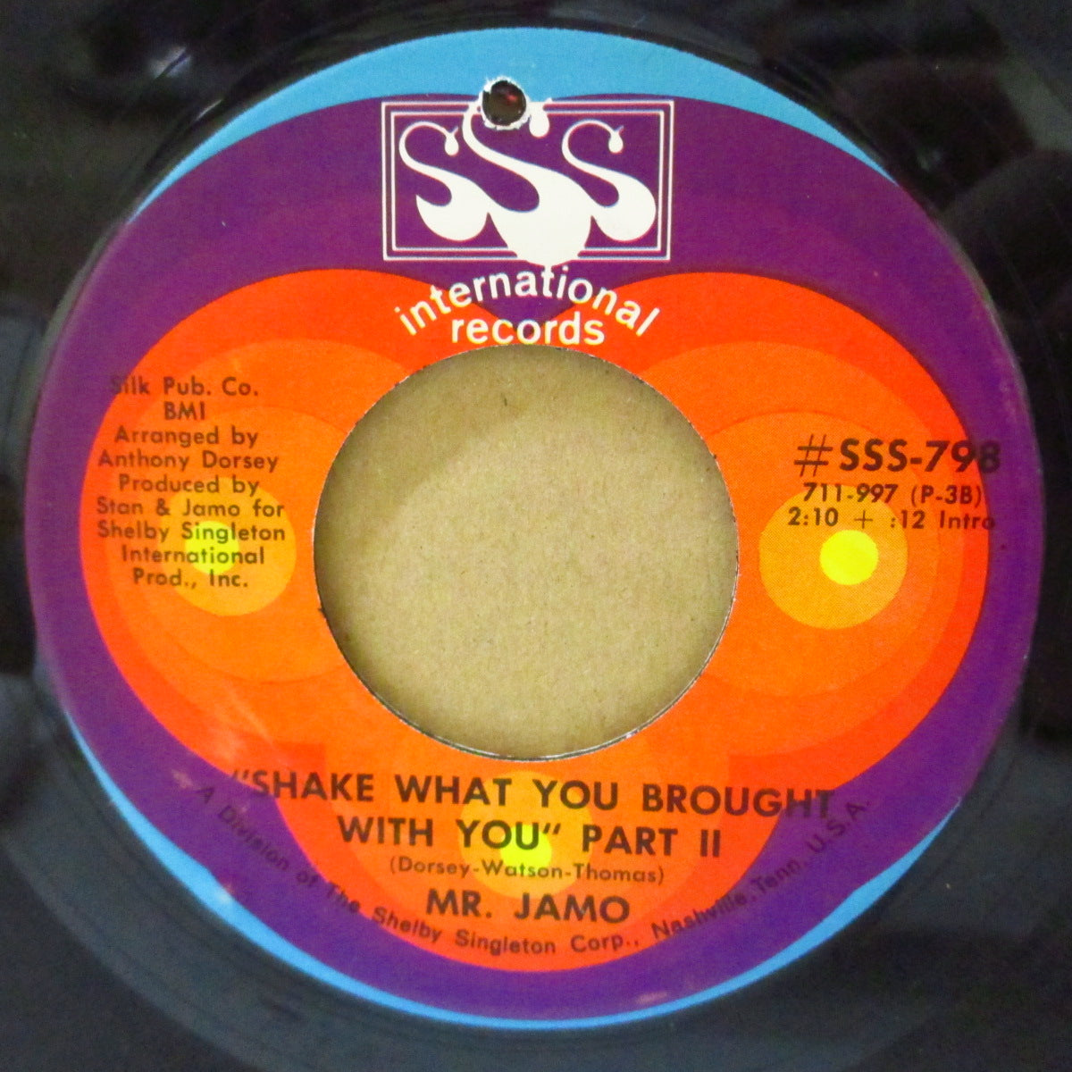 MR. JAMO (JAMO THOMAS) (ジェイモ・トーマス) - Shake What You Brought With You Part 1 & 2 (US SSS社オリジナル7インチ/SSS-798) ねっちょりディープ・ファンク!