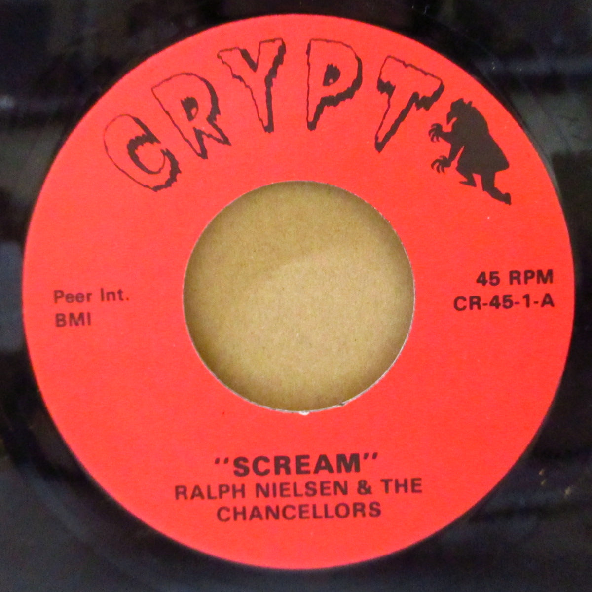 RALPH NIELSEN & THE CHANCELLORS (ラルフ・ニールセン&ザ・チャンセラーズ) - Scream +2 (US ジャケ付き正規再発 7インチ) The 5678s他のカヴァ原曲、絶叫R&Rガレージ!