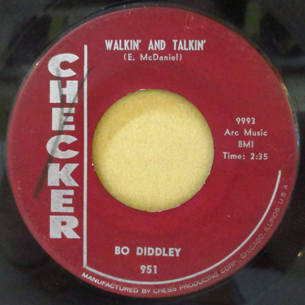 BO DIDDLEY (ボ・ディドリー) - Crawdad (US '60 オリジナル 7インチ)ザ・バッツのカヴァ原曲、凶暴R&B!