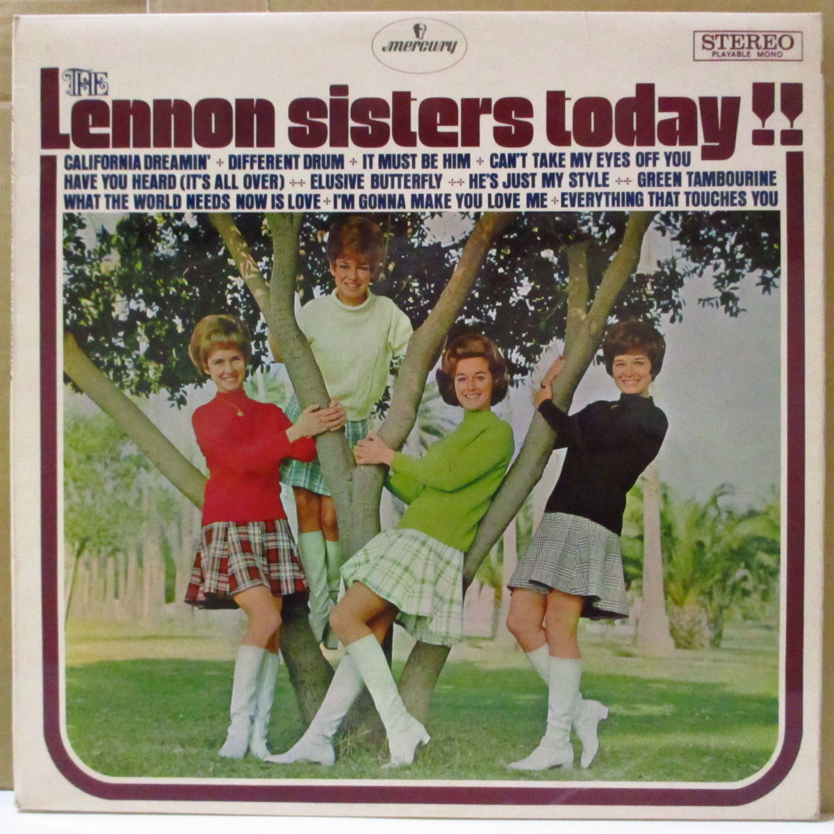 LENNON SISTERS, THE (ザ・レノン・シスターズ) - Today (UK '68 オリジナル・ステレオ LP)サンシャインポップ好きにドススメ!姉妹グループ名作