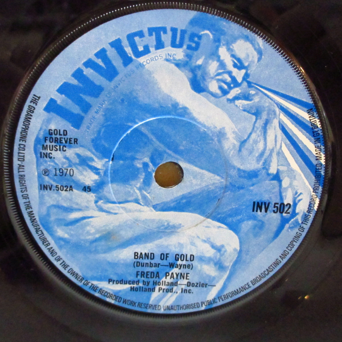 FREDA PAYNE (フレダ・ペイン) - Band Of Gold (UK '70年オリジナル「ソリッド・センター」7インチ)美メロ・ノーザンPOP名曲!