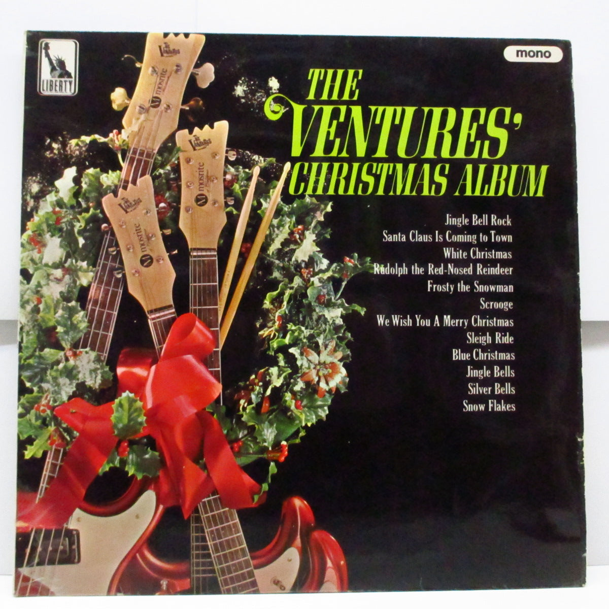 VENTURES (ベンチャーズ) - Christmas Album (UK オリジナル「モノラル」LP/表面コーティング3面折り返ジャケ)