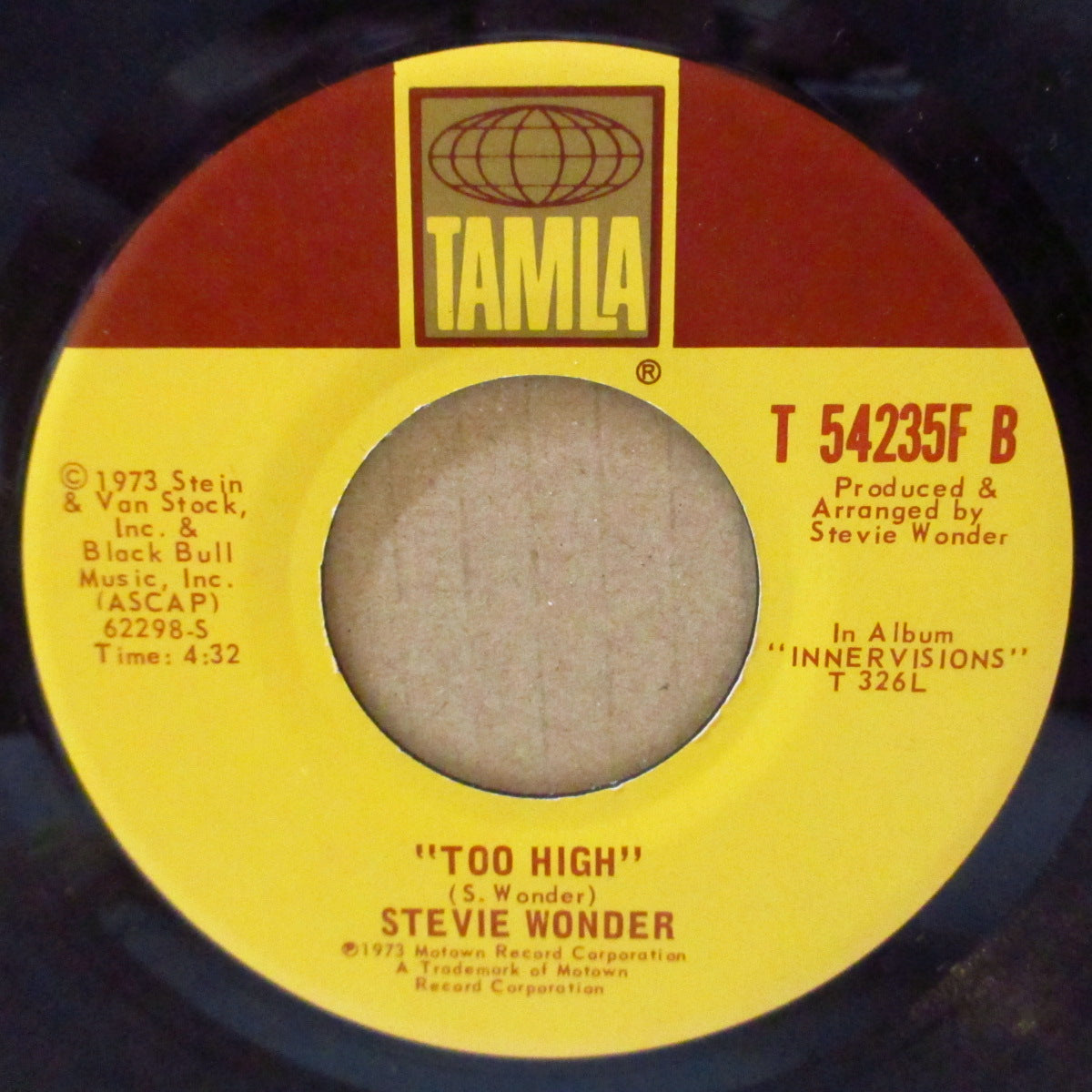 STEVIE WONDER (スティーヴィー・ワンダー) - Higher Ground (US '73 オリジナル7インチ/茶色印刷ラベ ver) レッチリ原曲ファンキー・クロスオーヴァー名曲
