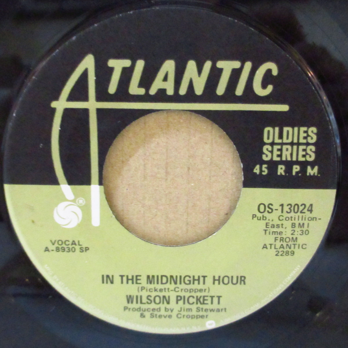 WILSON PICKETT (ウィルソン・ピケット) - In The Midnight Hour / 634-5789 (US '72年名曲カップリング再発7インチ)