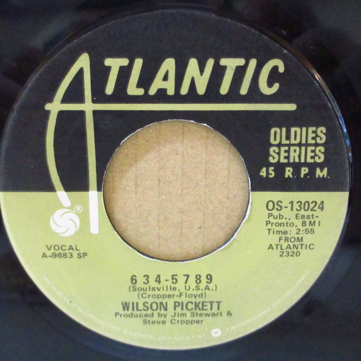 WILSON PICKETT (ウィルソン・ピケット) - In The Midnight Hour / 634-5789 (US '72年名曲カップリング再発7インチ)