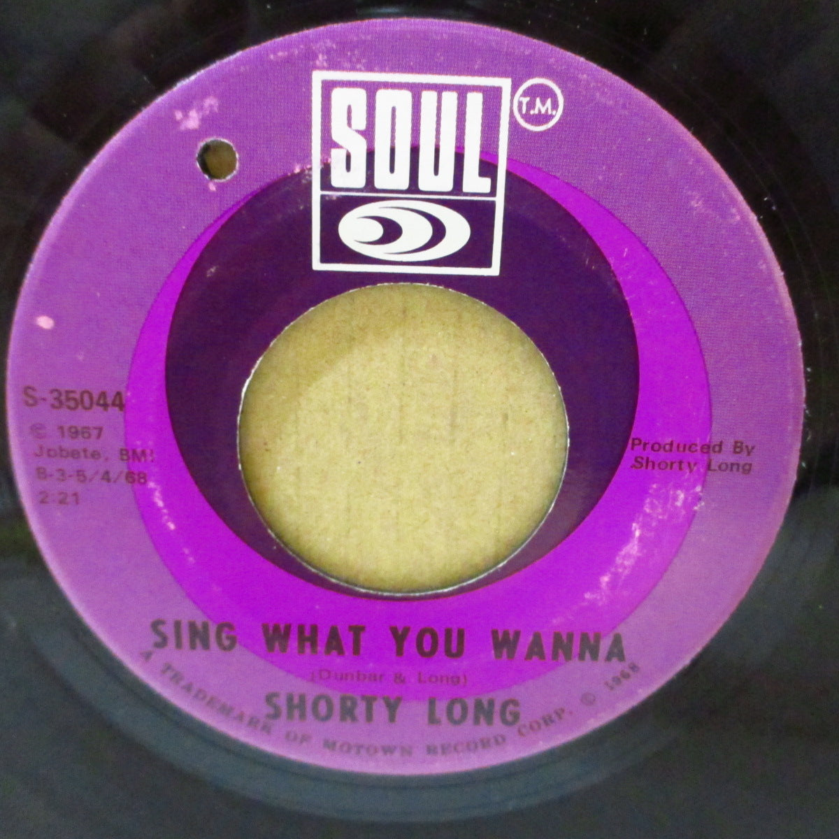 SHORTY LONG (ショーティ・ロング) - Here Comes The Judge (US '68 オリジナル7インチ) FUNKYノーザン・クラシック!