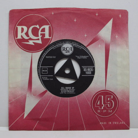 ELVIS PRESLEY (エルヴィス・プレスリー) - Heartbreak Hotel (UK RCA '58 Reissue 7"+CS)