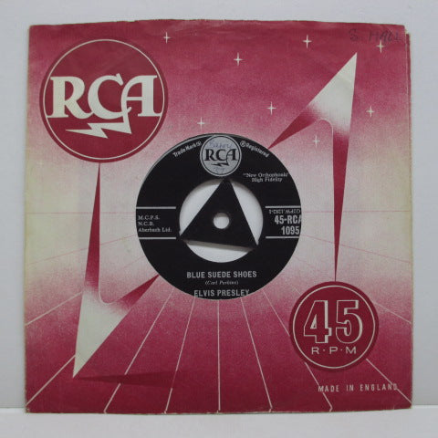 ELVIS PRESLEY (エルヴィス・プレスリー) - Hound Dog (UK '58 RCA 2nd Press 7"+CS)