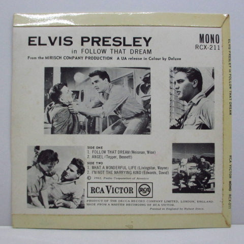 ELVIS PRESLEY (エルヴィス・プレスリー) - Follow That Dream (UK Orig.EP/CFS)