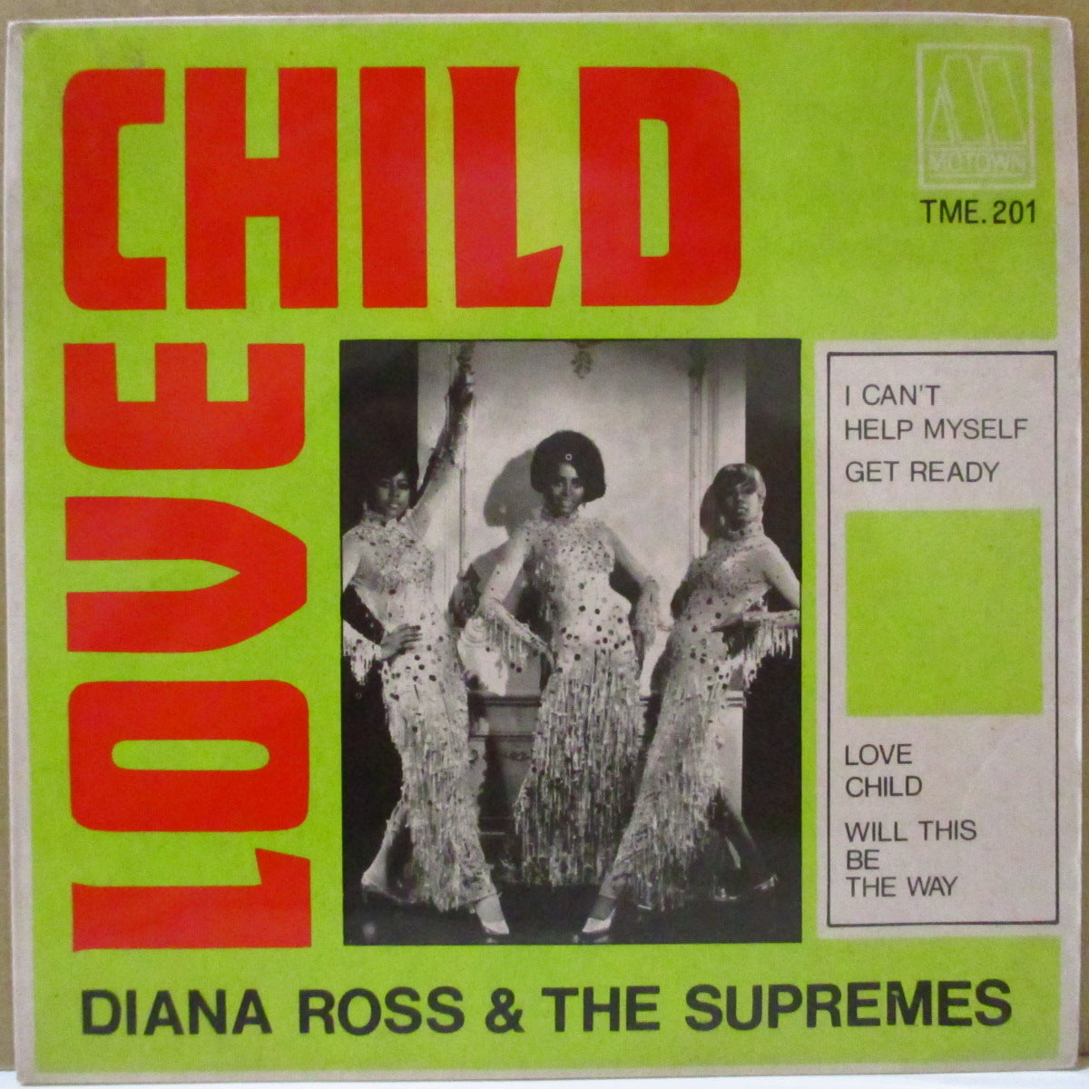 SUPREMES (ザ・スプリームス) - Love Child +3 (シンガポール '68 オリジナル4曲入り7インチEP/両面コーティング・ジャケ)