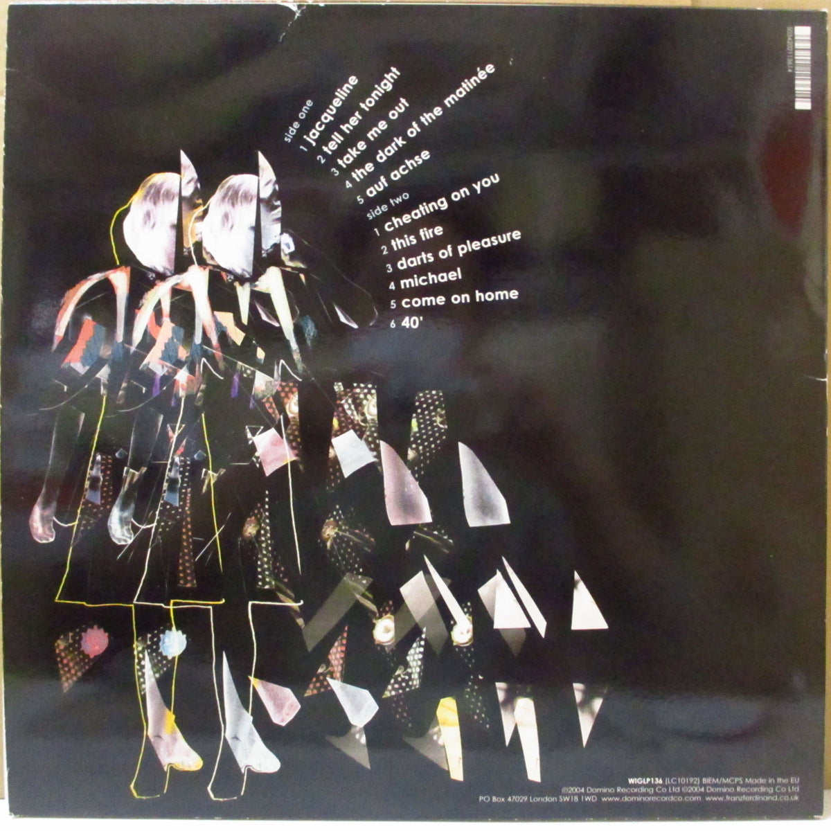 FRANZ FERDINAND (フランツ・フェルディナンド) - S.T. (UK オリジナル180グラム重量 LP+インナー/光沢エンボス・ブラウンジャケ) '04年1stアルバム