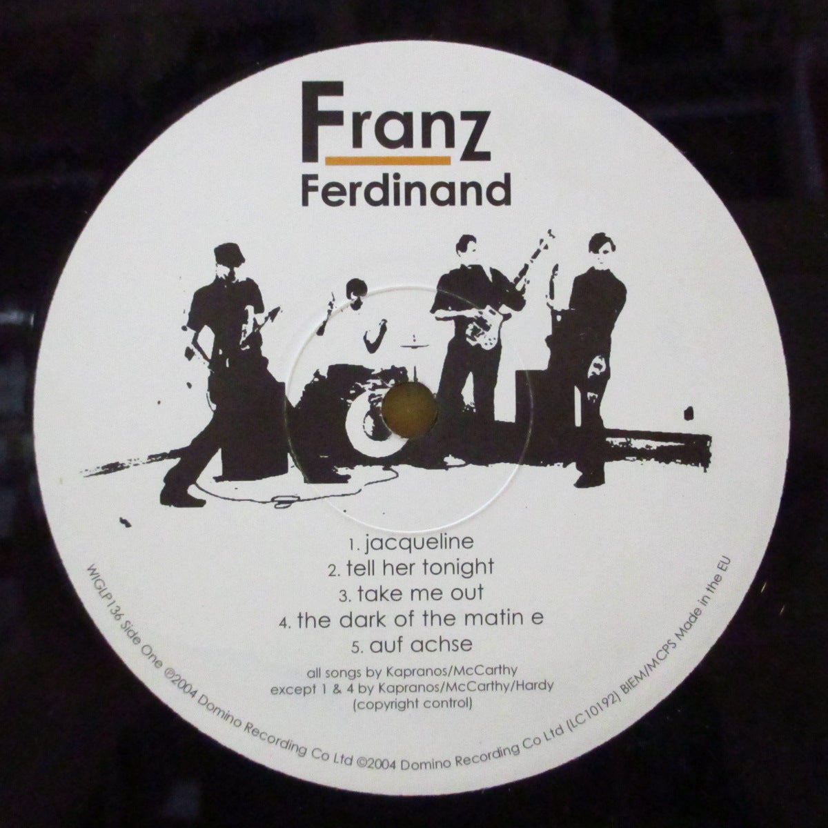 FRANZ FERDINAND (フランツ・フェルディナンド) - S.T. (UK オリジナル180グラム重量 LP+インナー/光沢エンボス・ブラウンジャケ) '04年1stアルバム