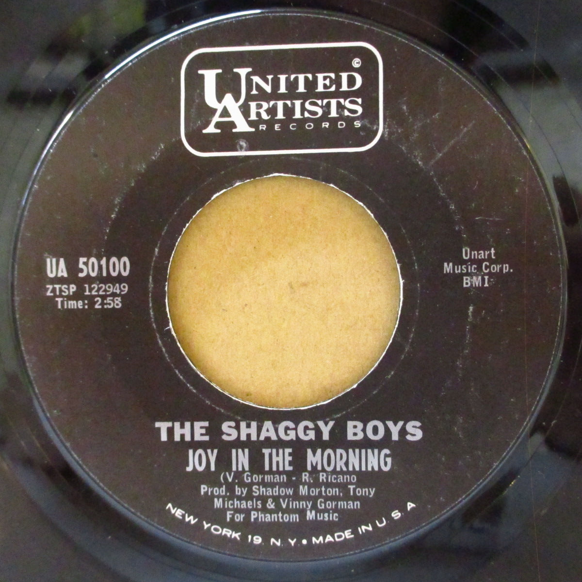 SHAGGY BOYS, THE (ザ・シャギー・ボーイズ) - You And Me (US '66 オリジナル 7インチ)ファルセット・リードVo.のスロウ・ソフト・ノーザン・ポップ!