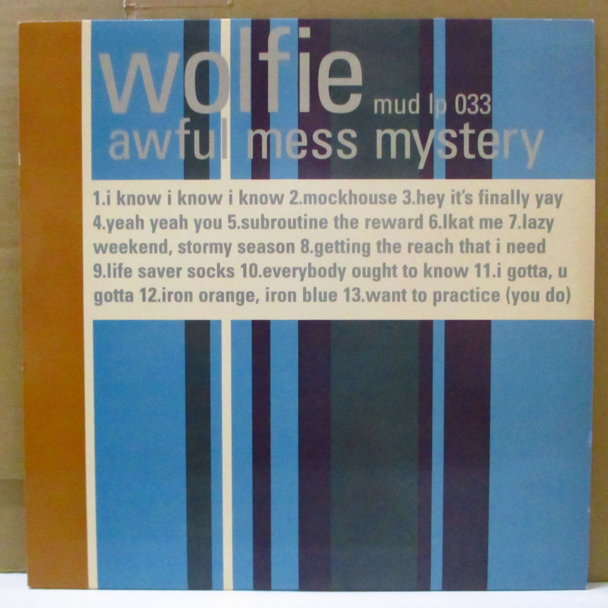 WOLFIE (ウルフィー) - Awful Mess Mystery (US オリジナル 10インチ) '98年1stアルバム