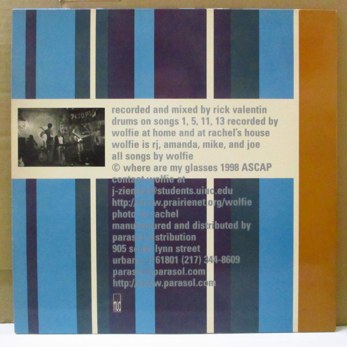 WOLFIE (ウルフィー) - Awful Mess Mystery (US オリジナル 10インチ) '98年1stアルバム